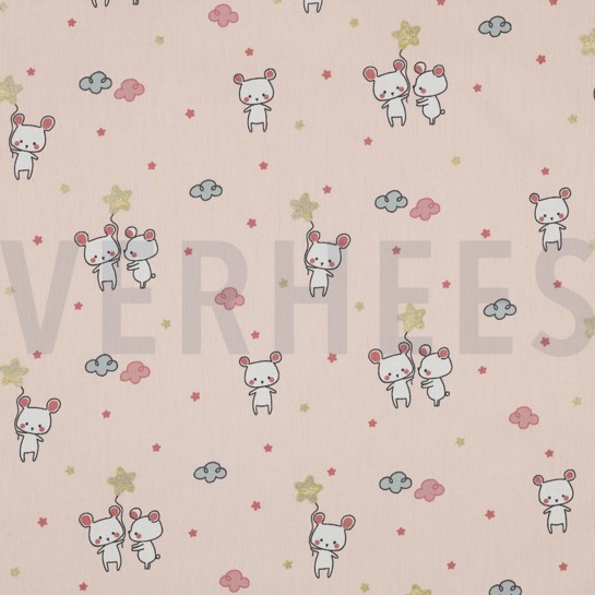 B-POPLIN GLITTER SWEET MOUSE POWDER #7