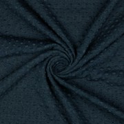 GEPRÄGTER FRENCH TERRY INDIGO MELIERT (thumbnail) #2