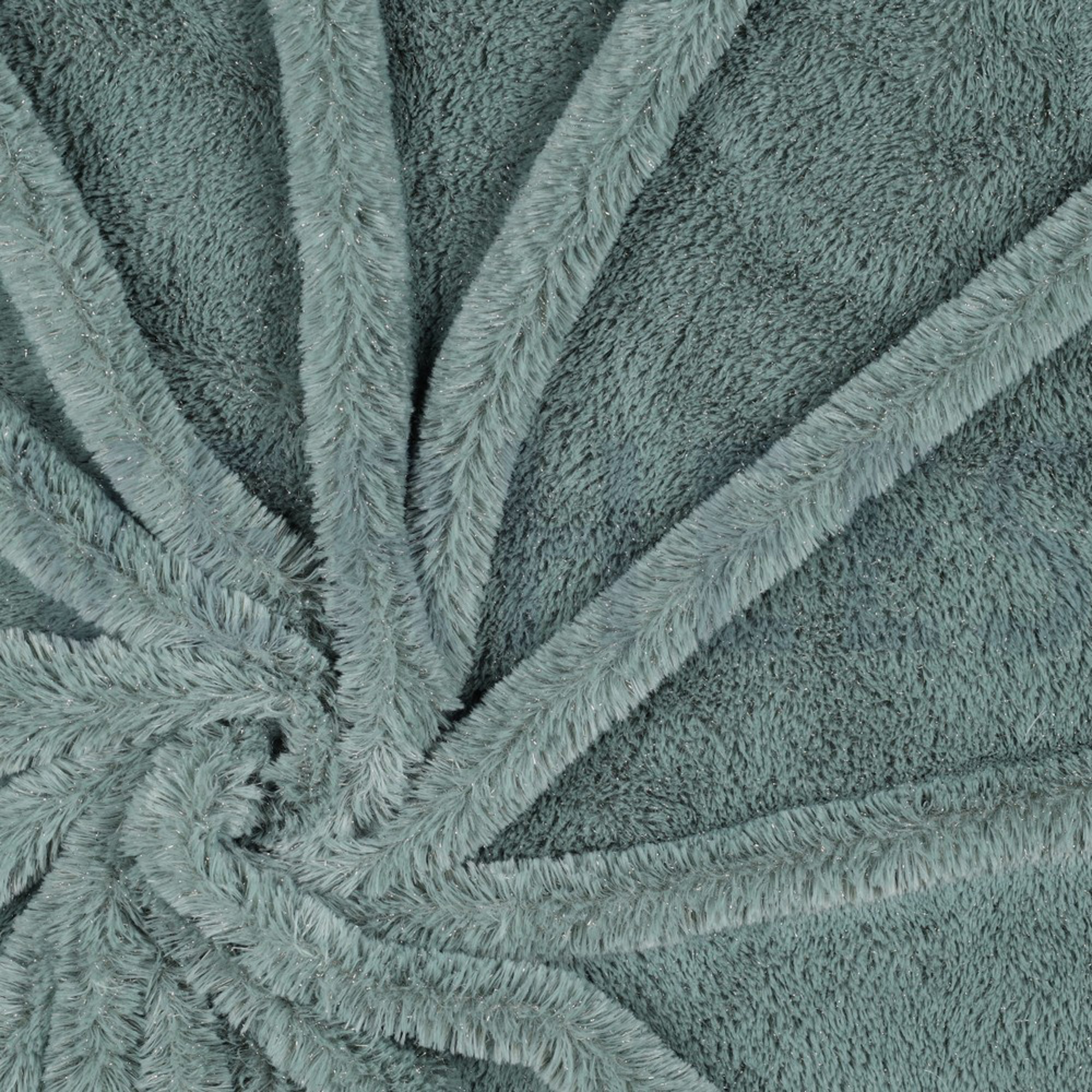 KUNSTPELZ MIT SILBER LUREX ALTGRÜN (high resolution) #2