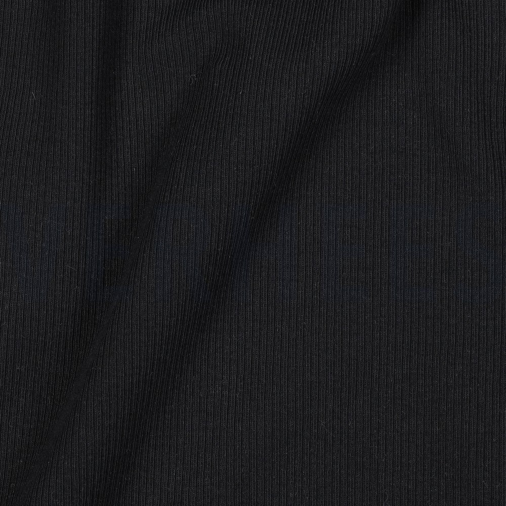 RIB JERSEY ZWART #7