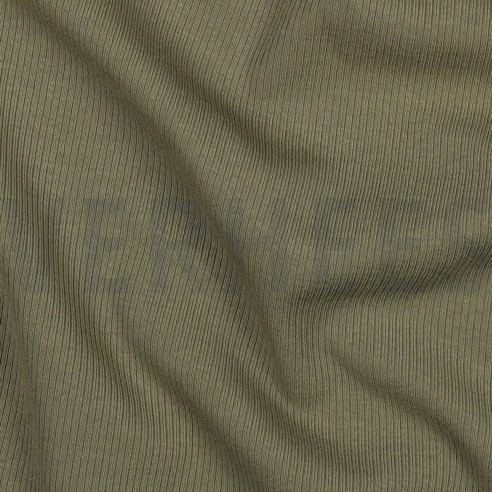 RIB JERSEY LEGERGROEN #7