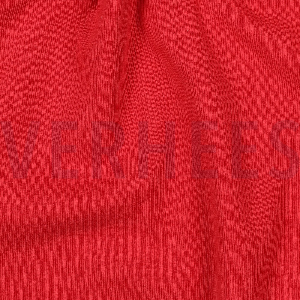 RIB JERSEY DONKERROOD #7
