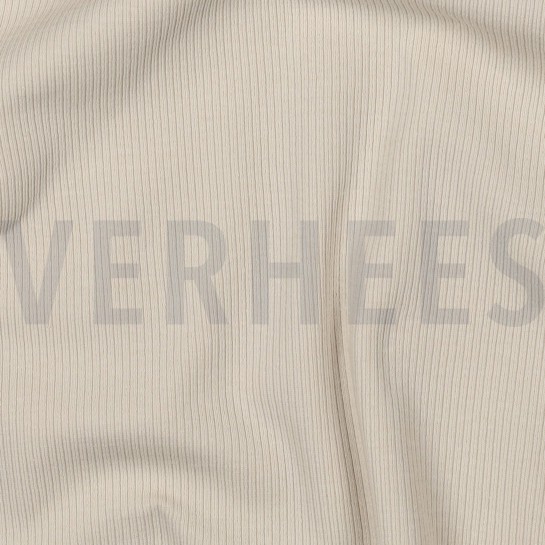 RIB JERSEY LICHT ZAND #7