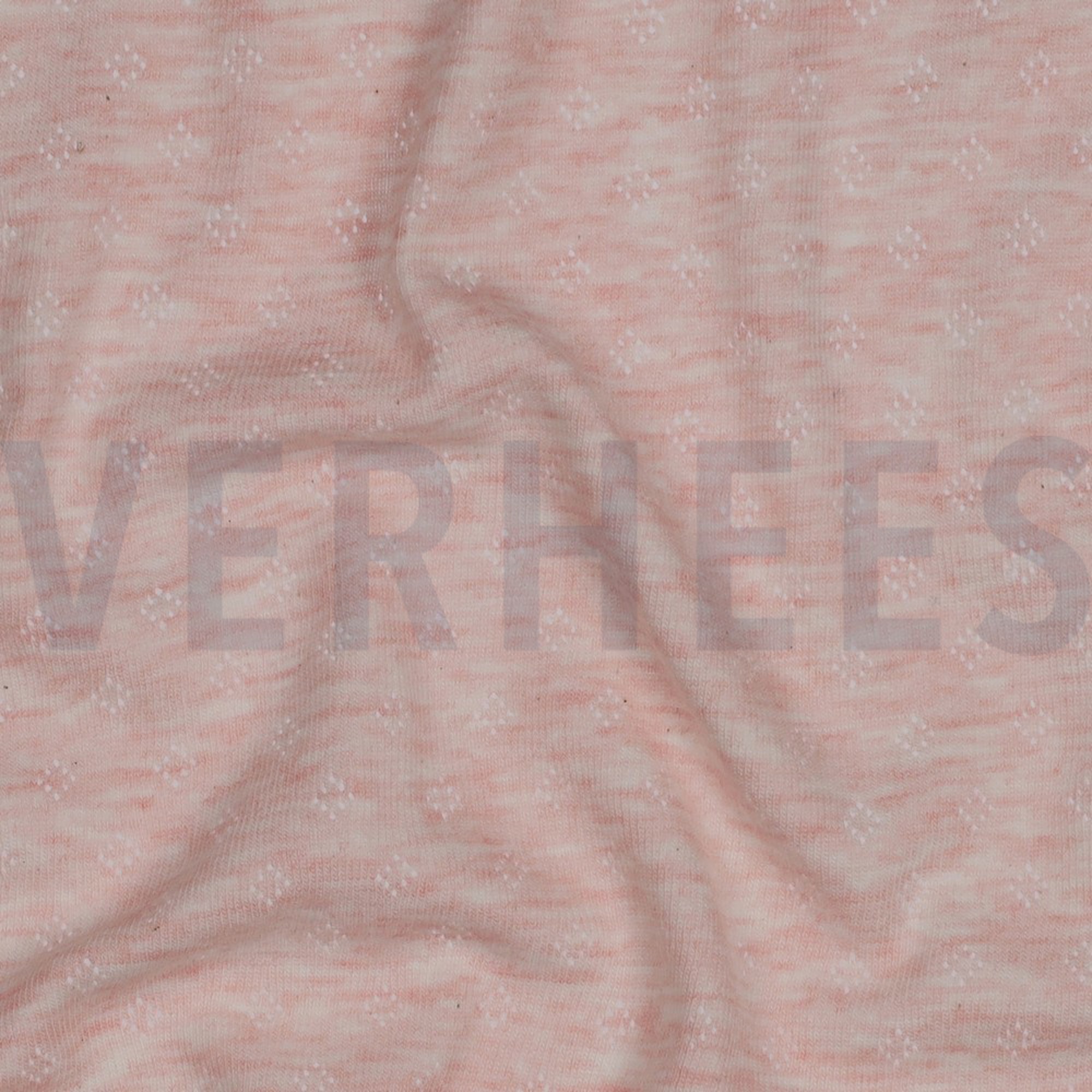 FEINSTRICKJERSEY AJOUR ROSÉ MELIERT (high resolution) #2