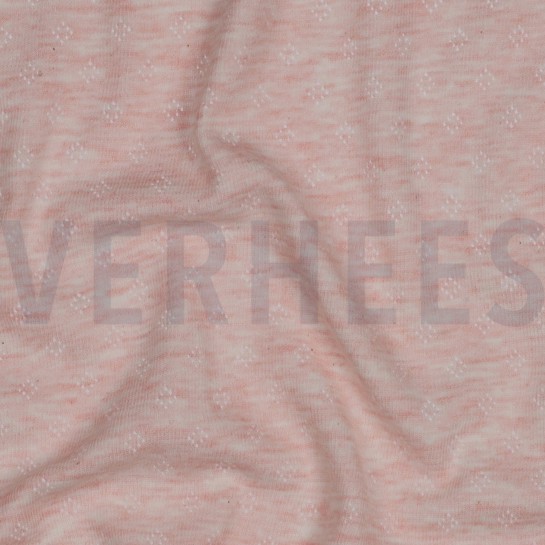 FEINSTRICKJERSEY AJOUR ROSÉ MELIERT #7
