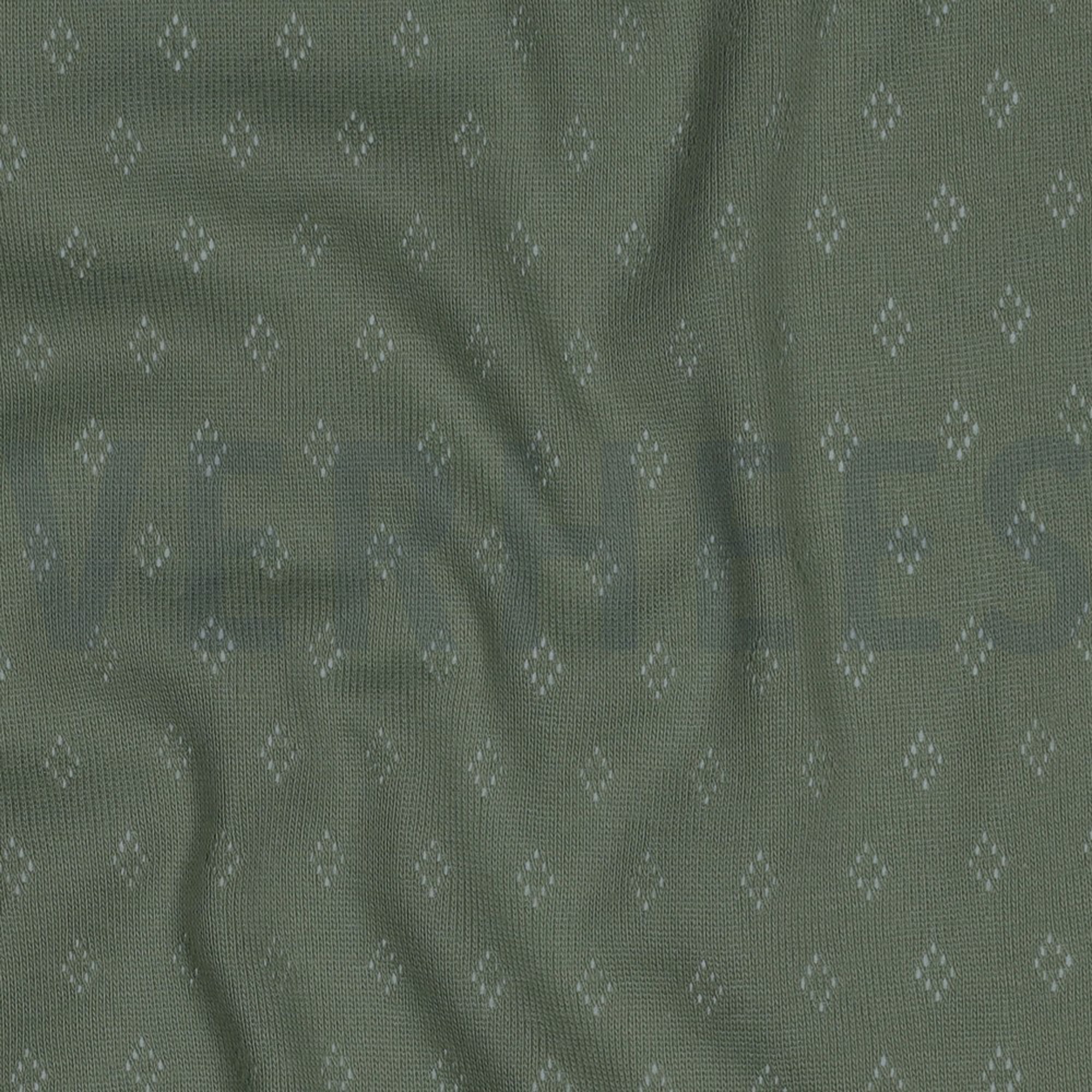 FEINSTRICKJERSEY AJOUR ALTGRÜN (high resolution) #2