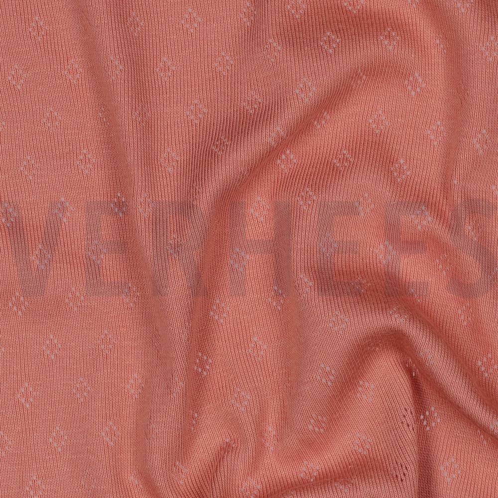 FEINSTRICKJERSEY AJOUR BLUSH #7