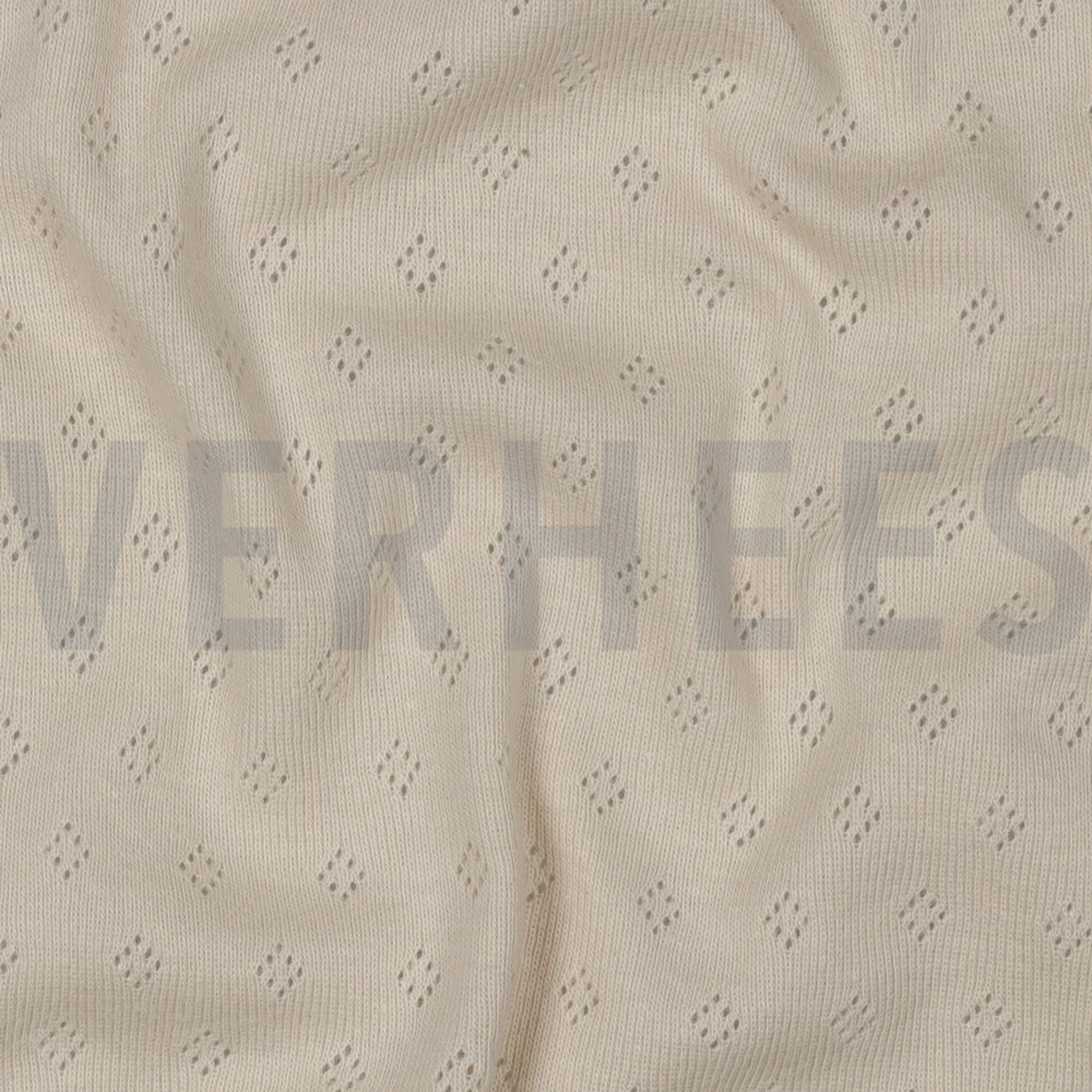 FEINSTRICKJERSEY AJOUR BEIGE (high resolution) #2