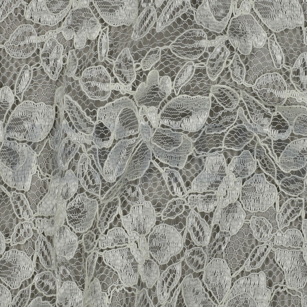 LACE TWO-SIDE SCALLOP OFF WHITE #7