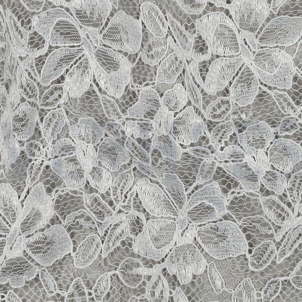 LACE TWO-SIDE SCALLOP WHITE #7