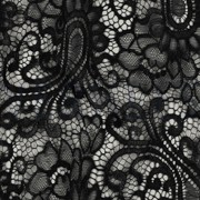 LACE TWO-SIDE SCALLOP BLACK (thumbnail) #2