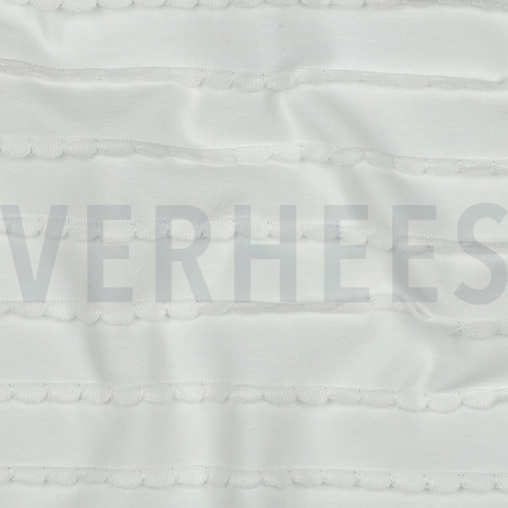 JERSEY RUFFLES WHITE #7