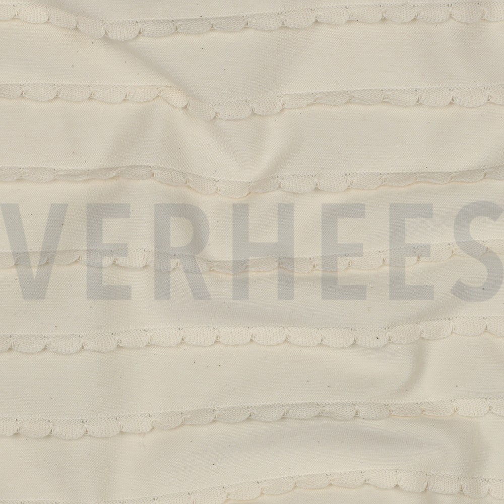JERSEY RUFFLES NATURAL #7