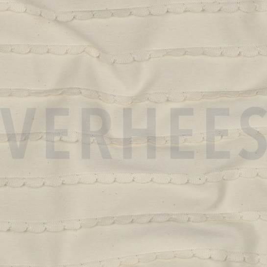 JERSEY RUFFLES NATURAL #7