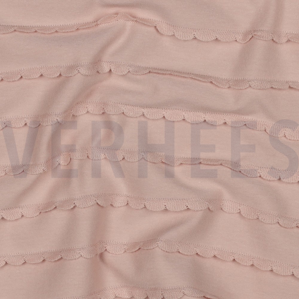 JERSEY RUFFLES POWDER PINK #7