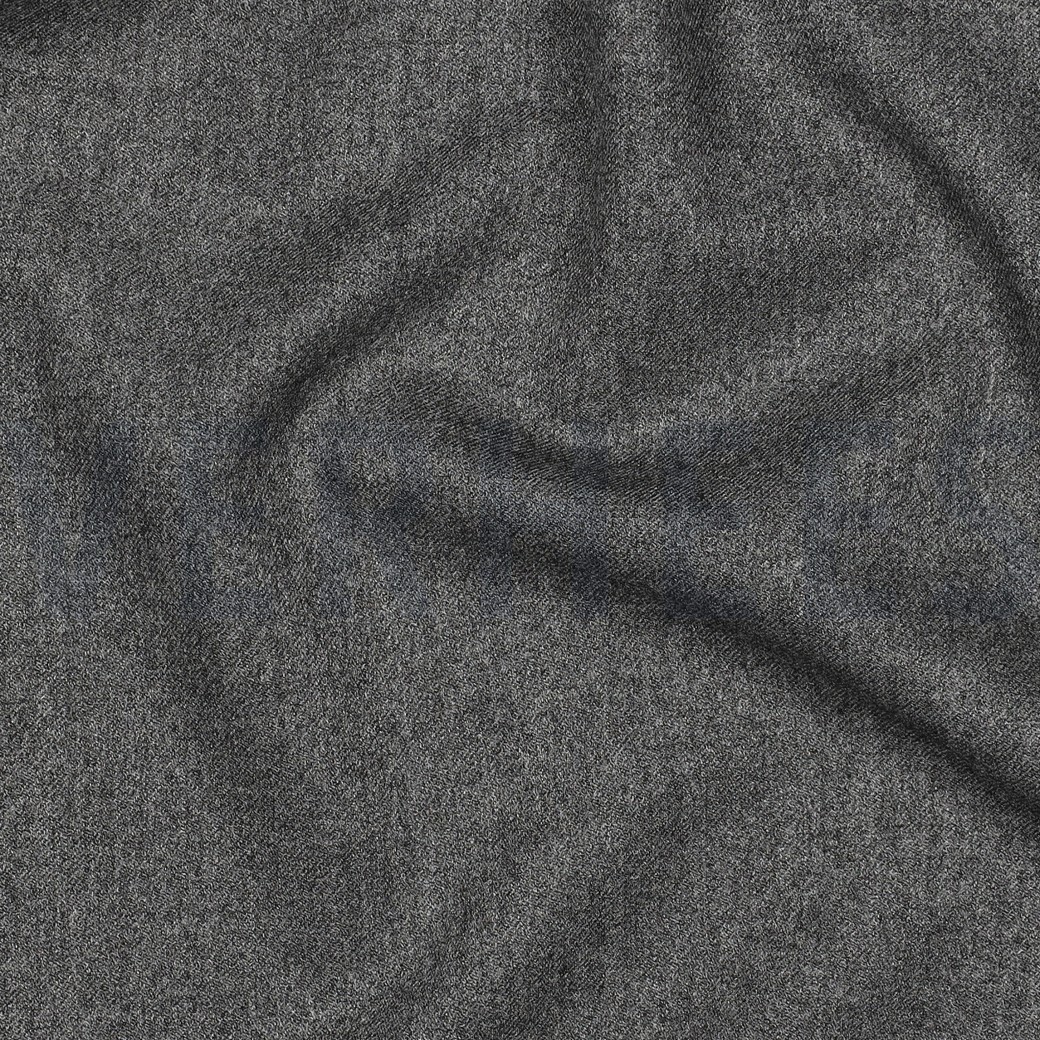 VISKOSE GABARDINE ANGERAUT STRETCH GRAU MELIERT #7