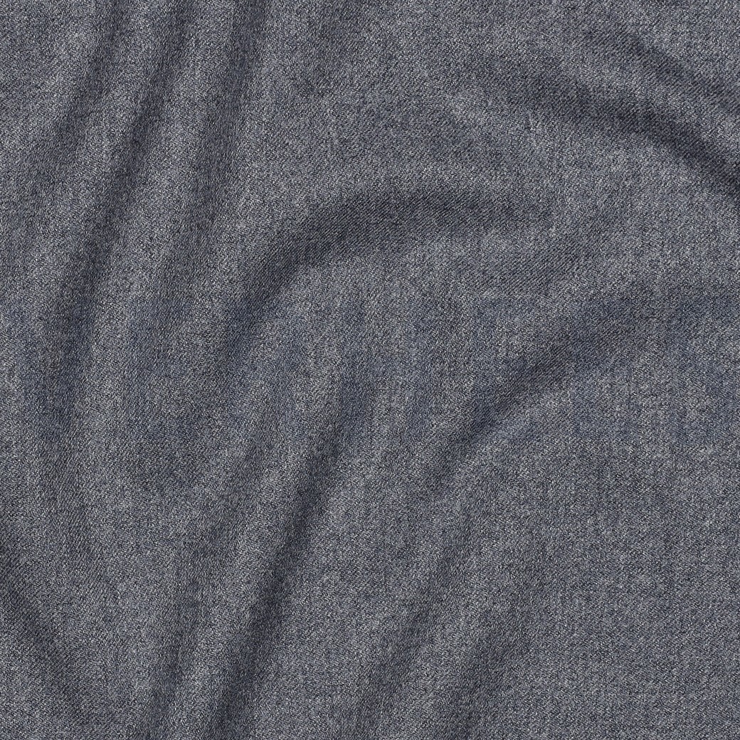 VISKOSE GABARDINE ANGERAUT STRETCH MARINEBLAU MELIERT #7