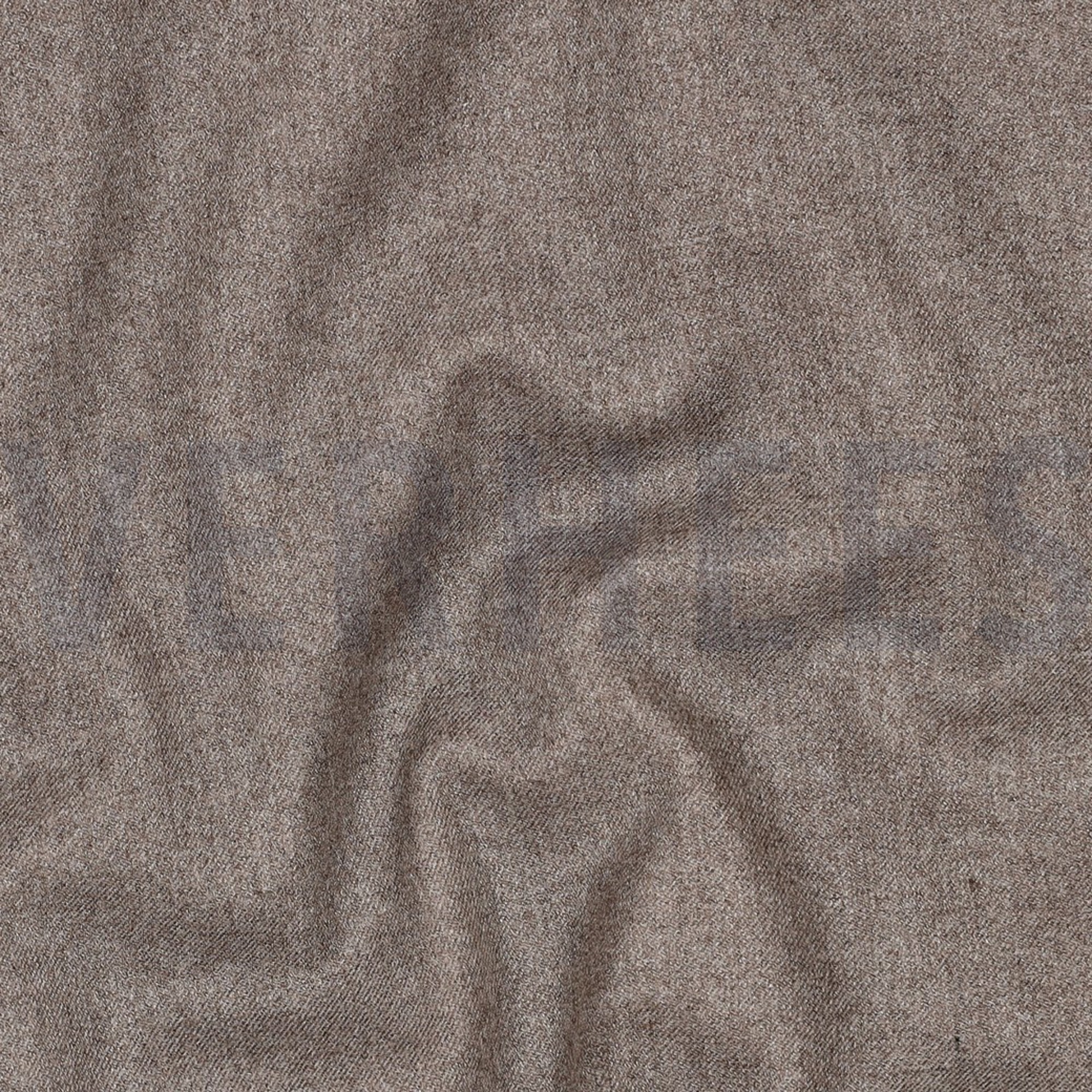 VISKOSE GABARDINE ANGERAUT STRETCH TAUPE MELIERT (high resolution) #2