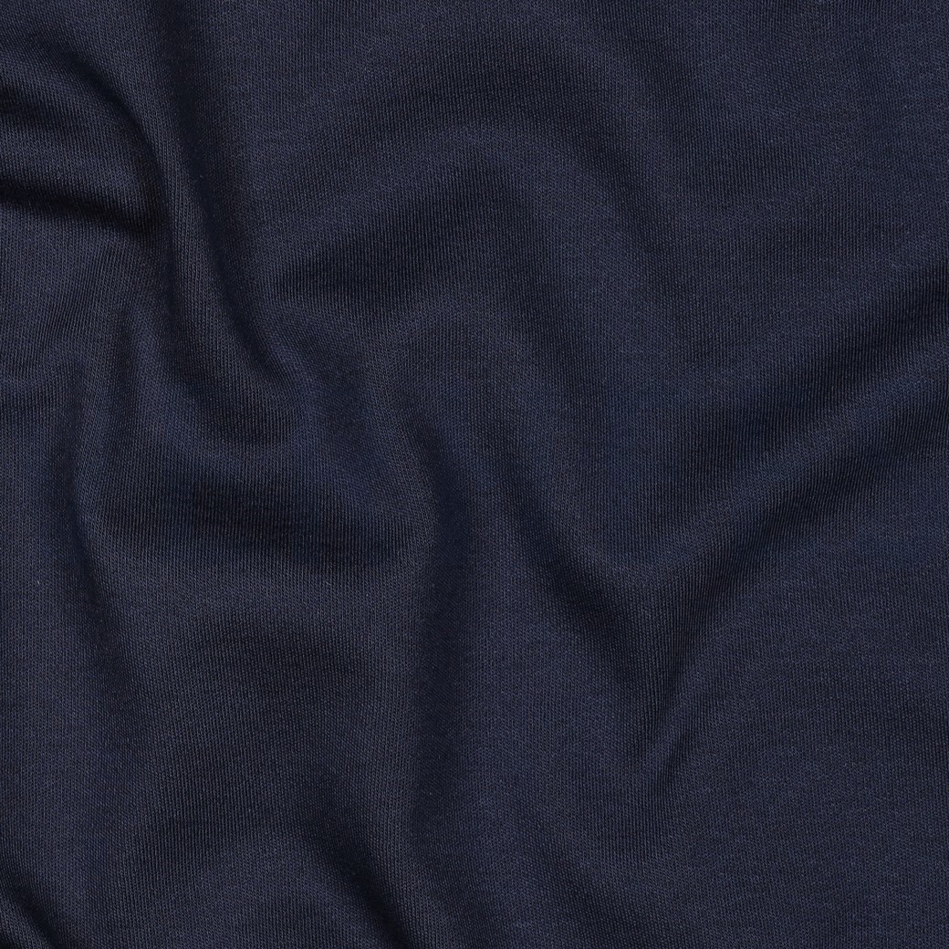 KATOENEN INTERLOCK JERSEY GOTS MARINEBLAUW #7