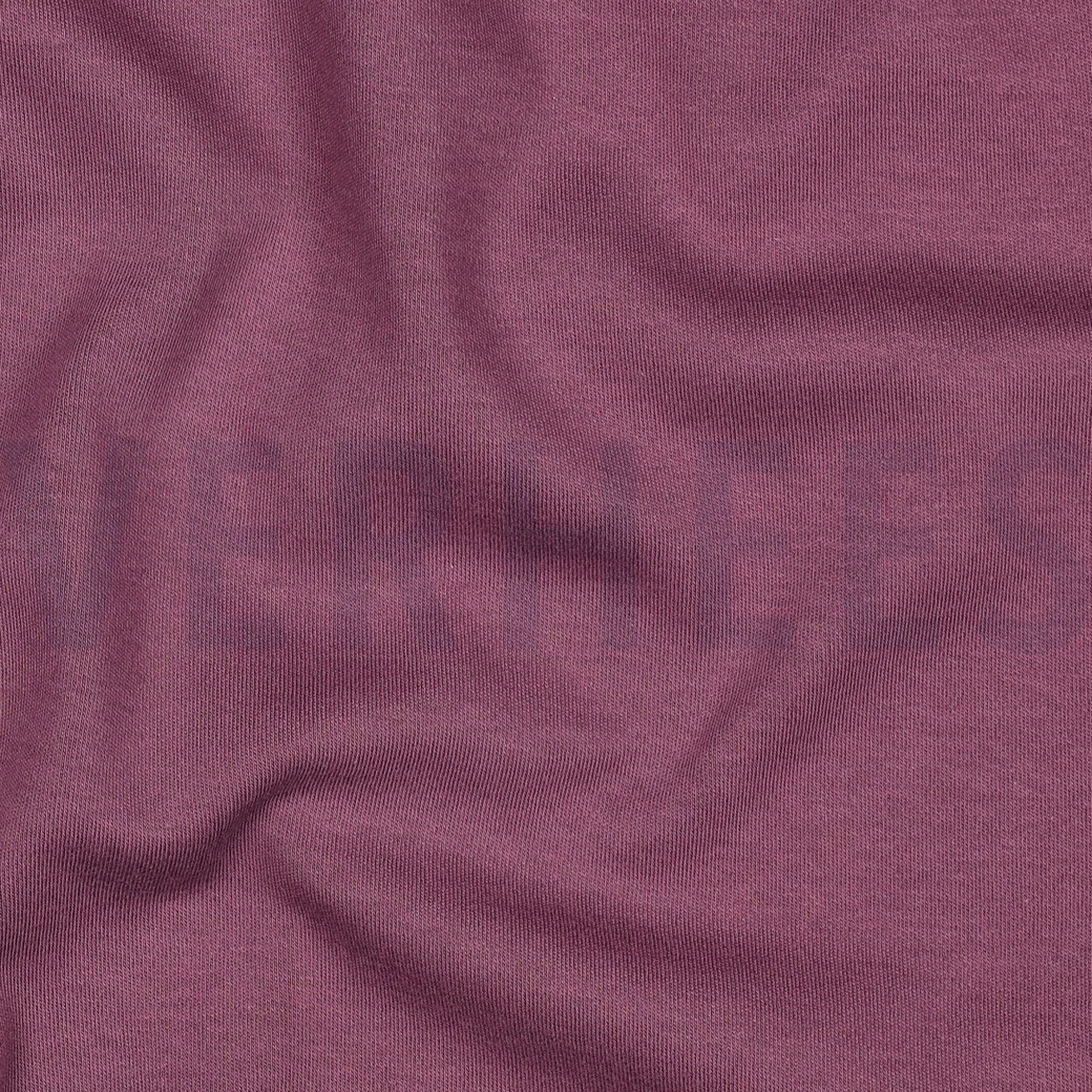 KATOENEN INTERLOCK JERSEY GOTS AUBERGINE #7