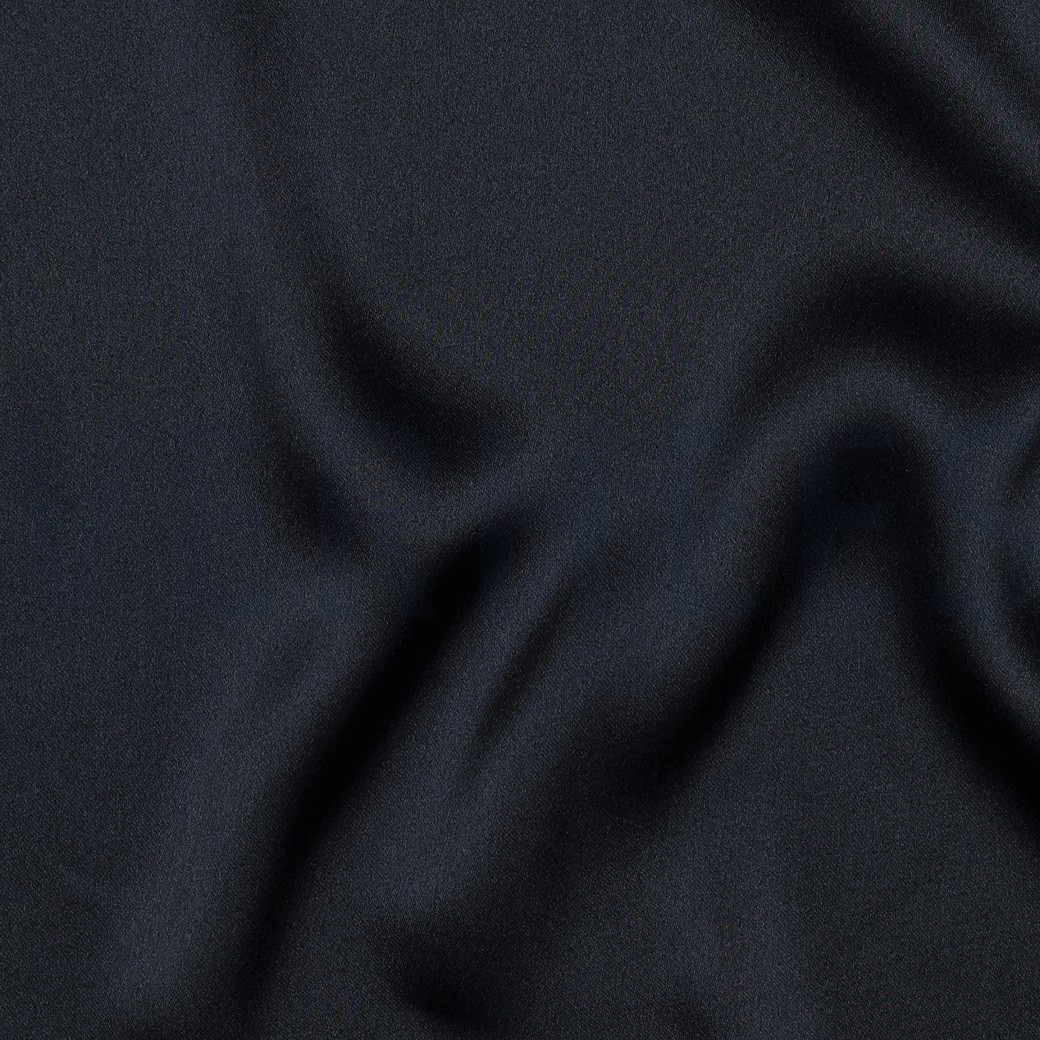 SATIN STRETCH MARINEBLAU #7