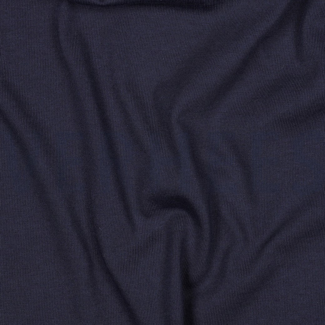 JERSEY 100% COTON GOTS BLEU MARINE #7