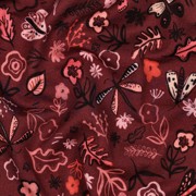SWEAT DIGITAL BLUMEN BORDEAUXROT (thumbnail) #2