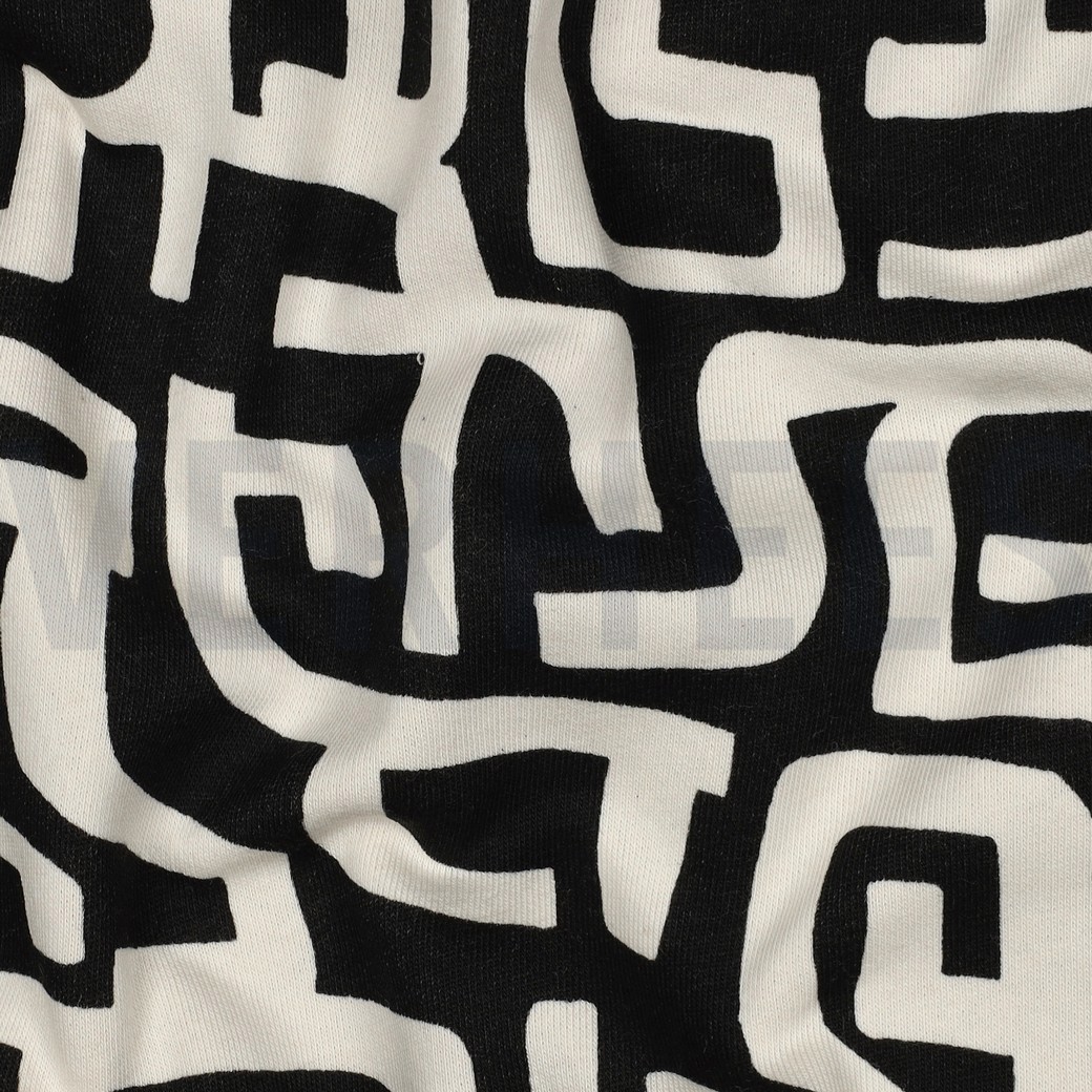 JOGGING ABSTRAKT NATUR/SCHWARZ #7