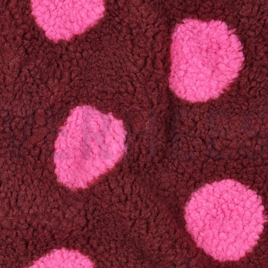 TEDDY JACQUARD POIS BORDEAUX #7
