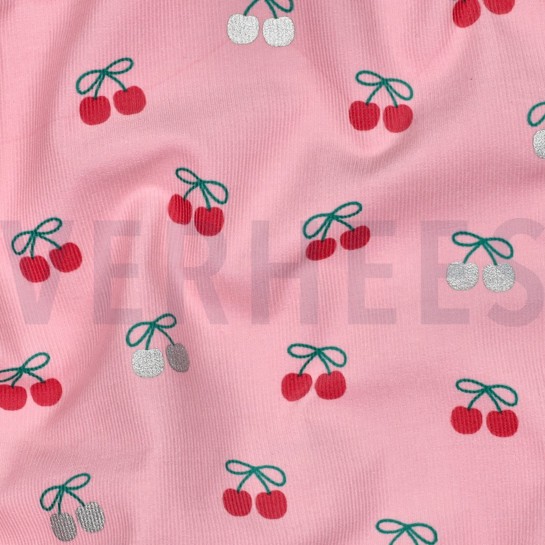 FEINCORD FOLIE KIRSCHEN ROSA #7