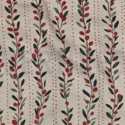 TOILE DÉCORATION LIN LOOK DIGITAL NOËL NATUREL (thumbnail) #2