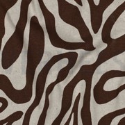 TOILE DÉCORATION LIN LOOK PEAU D’ANIMAL BRUN FONCÉ (thumbnail) #2