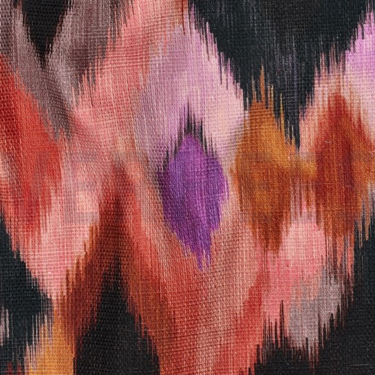 TOILE DÉCORATION SLUB DIGITAL ABSTRACT MULTICOLORE #7
