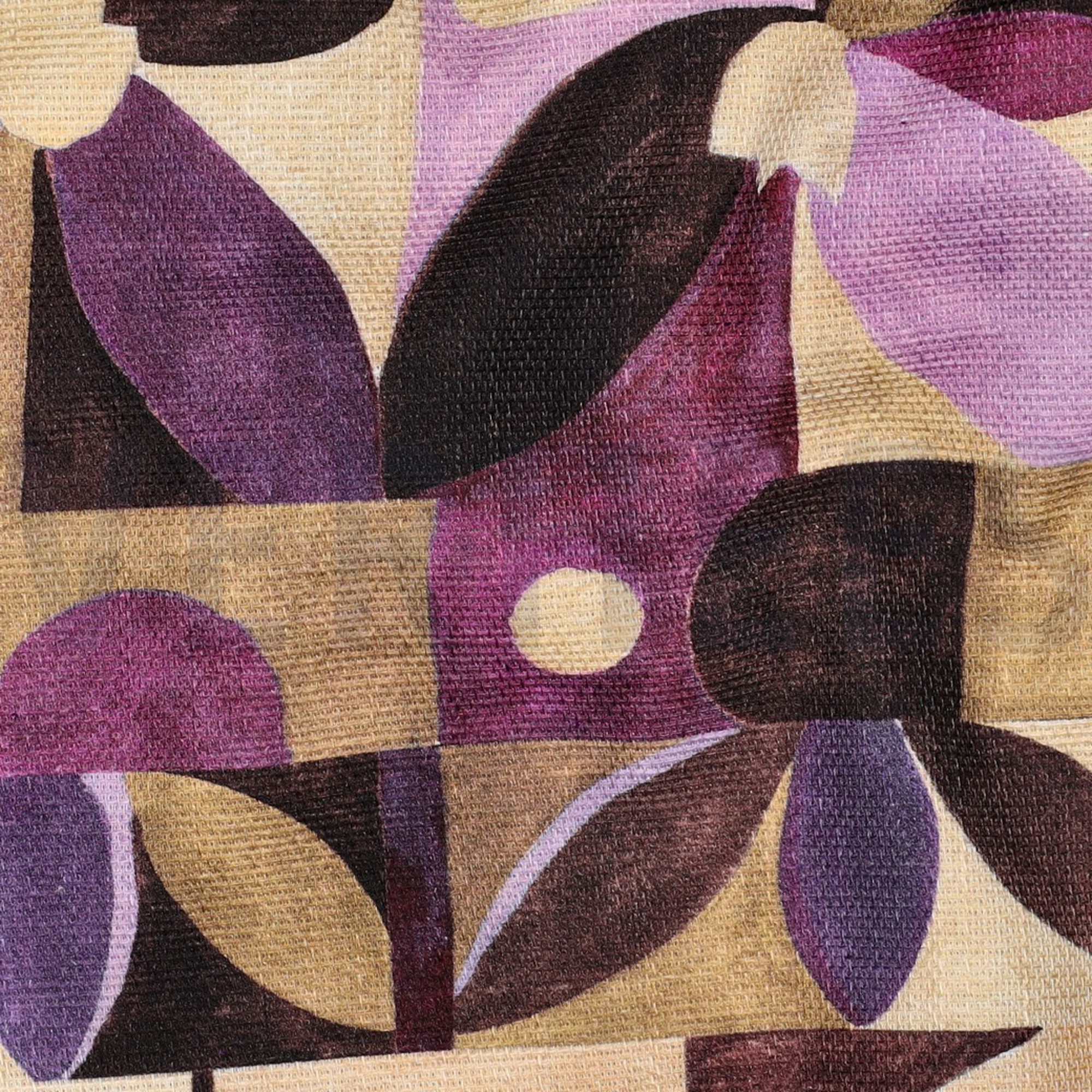 CANVAS SLUB DIGITAL ABSTRACT AUBERGINE (high resolution) #2