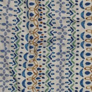 CANVAS LINEN LOOK DIGITAL FLOWERS BLUE (thumbnail) #2