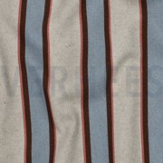 CANVAS LINEN LOOK STRIPES LIGHT BLUE (thumbnail) #2