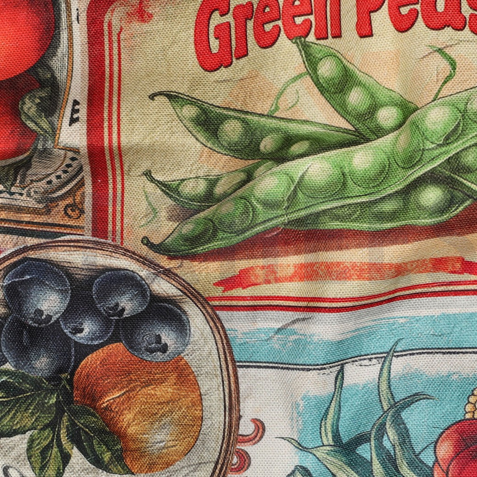 TOILE DÉCORATION DIGITAL LÉGUMES MULTICOLORE (high resolution) #2