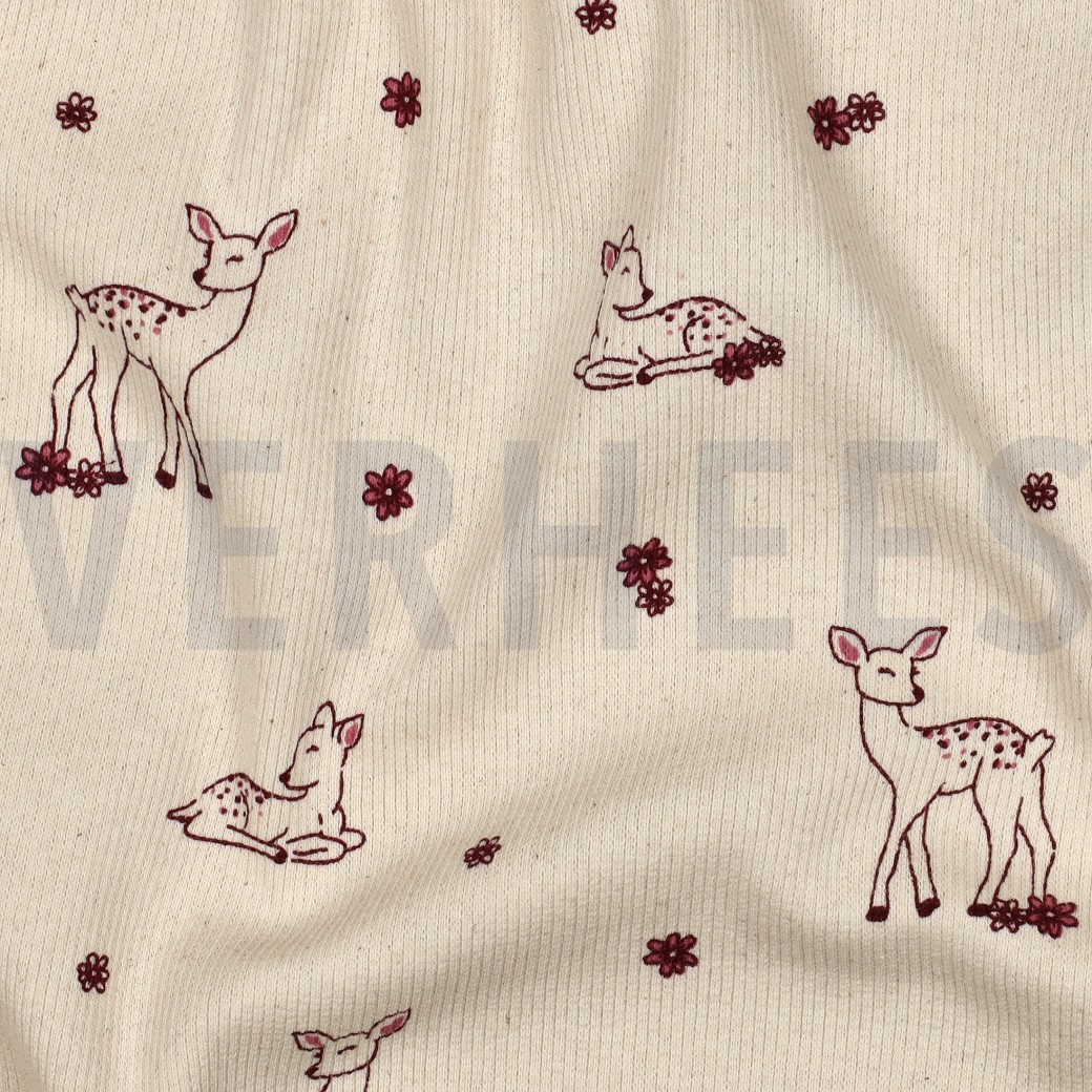 RIPPJERSEY GOTS NATUR HIRSCHE NATUR #7