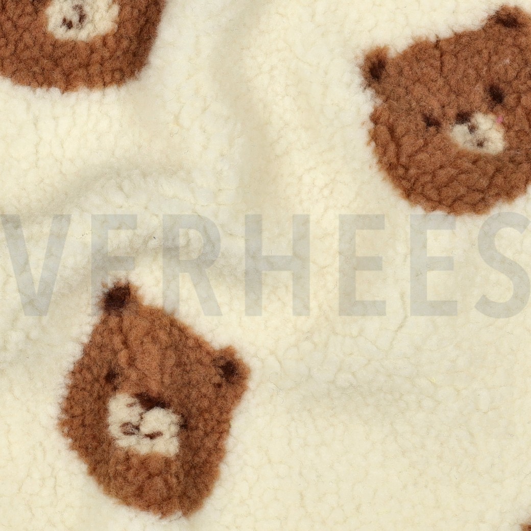 FLEECE JACQUARD OURS BLANC CASSÉ #7
