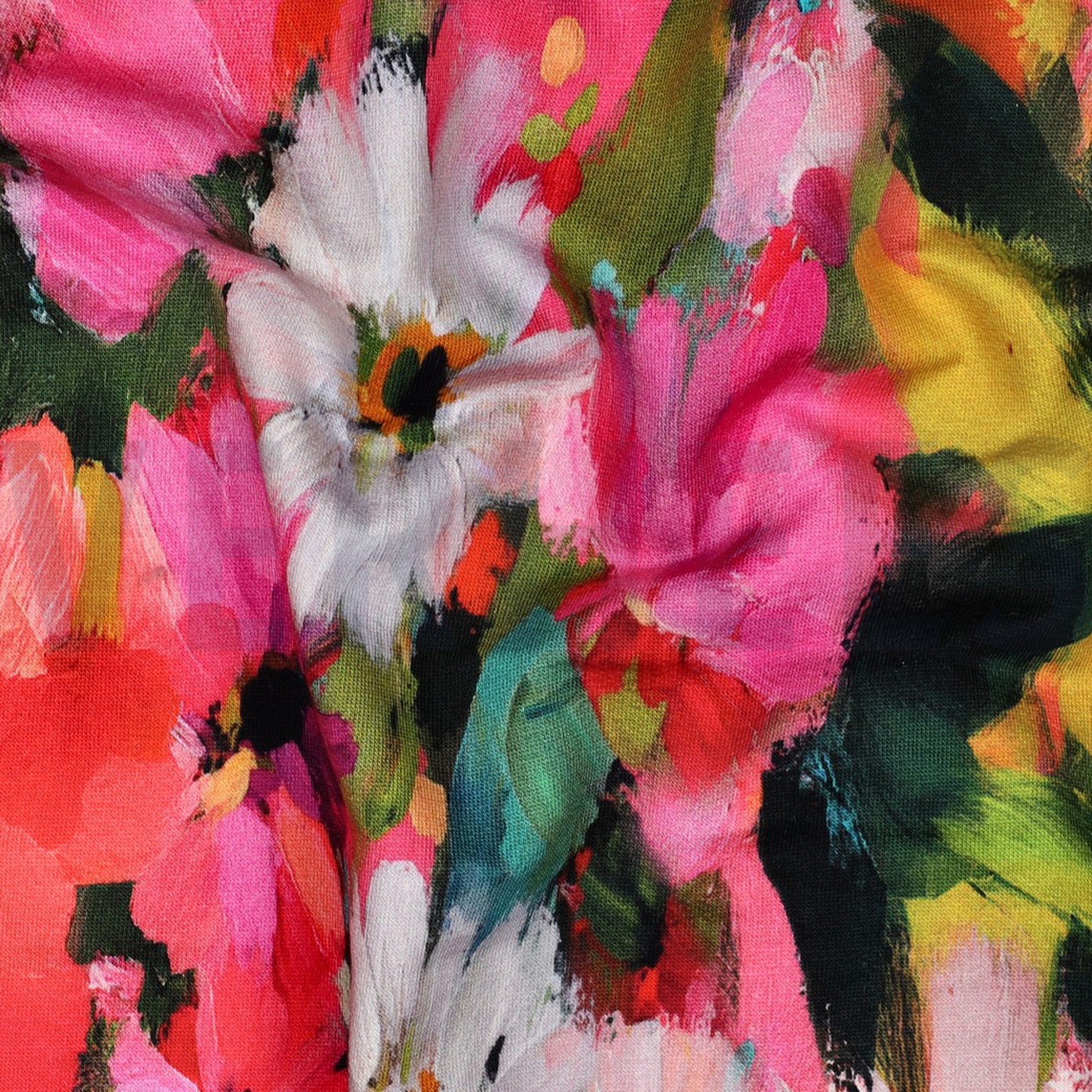 FRENCH TERRY DIGITAL FLOWERS PINK (high resolution) #2