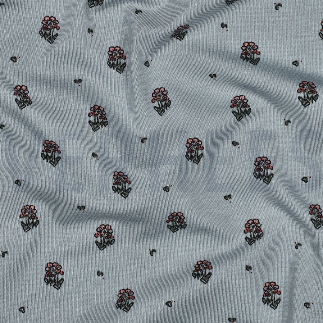 JERSEY GOTS BLOEMEN BLAUW #7