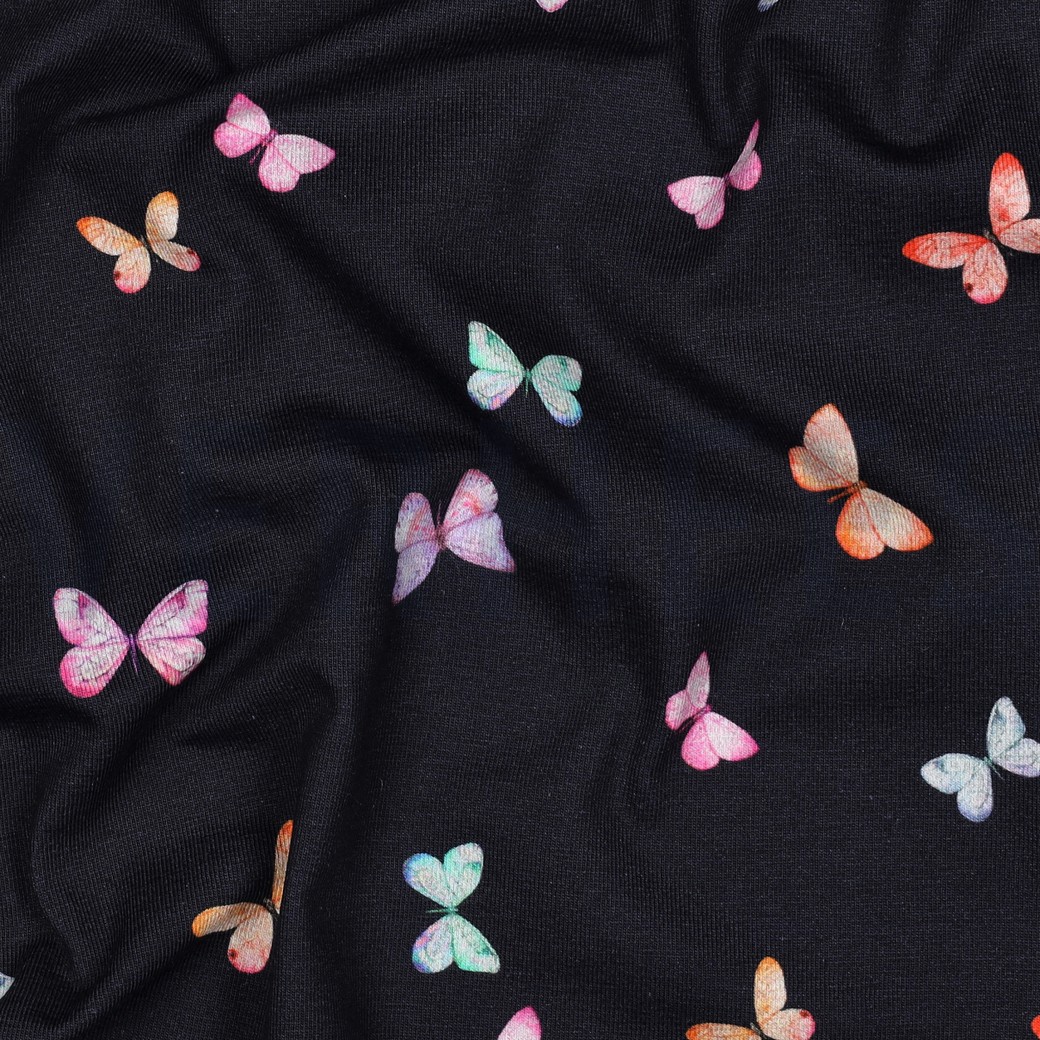 JERSEY DIGITAL BUTTERFLIES NAVY #7