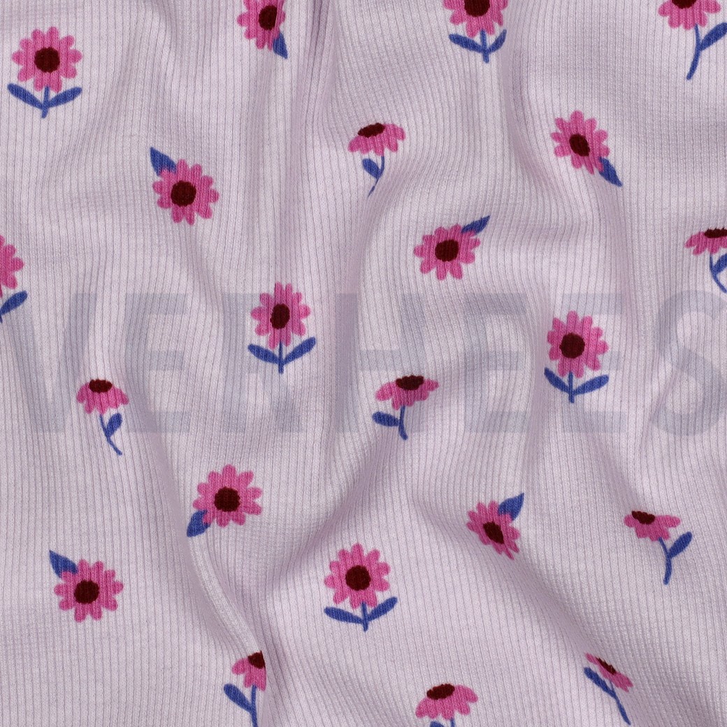 RIPPJERSEY BLUMEN LILA #7