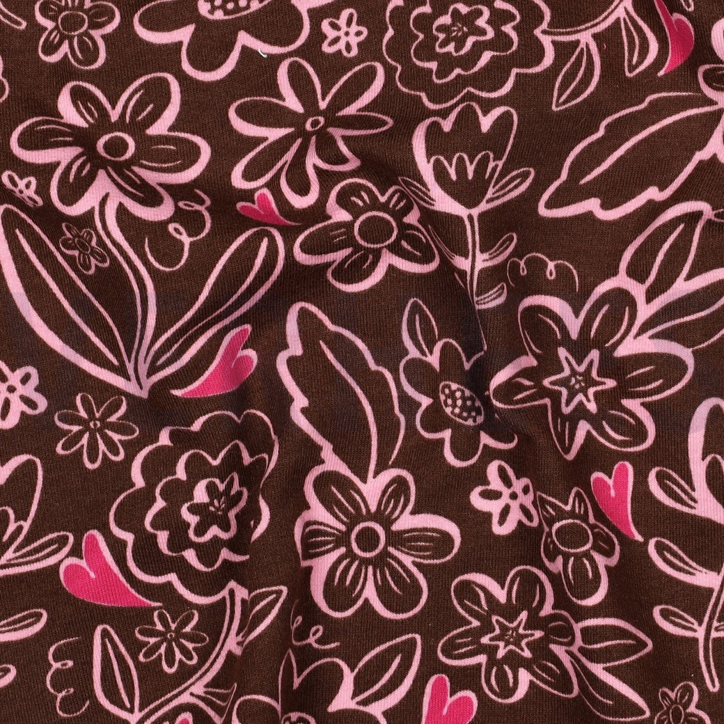 SOFT SWEAT BLUMEN BRAUN #7