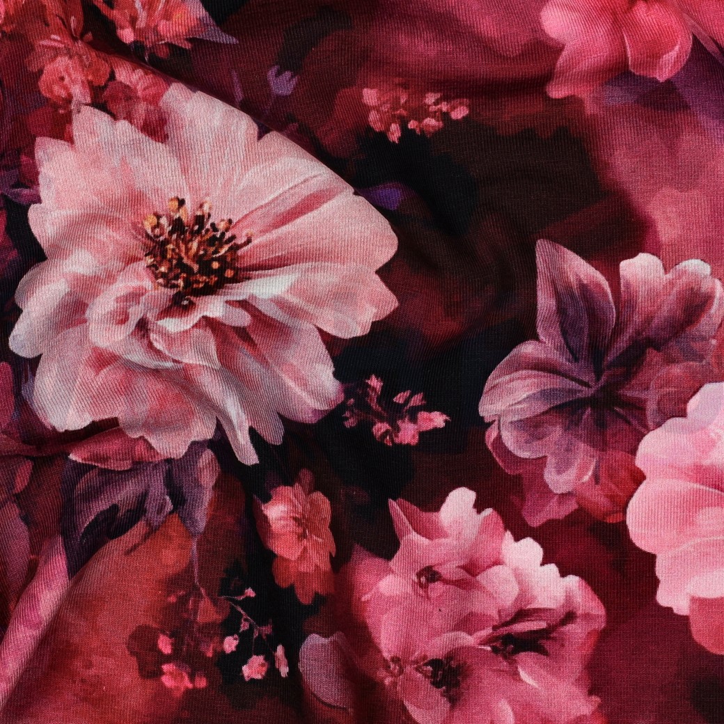 JERSEY DIGITAL BLUMEN ROSA #7