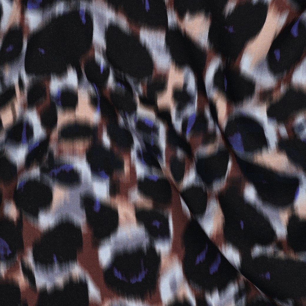 VISCOSE RADIANCE DIGITAAL DIERENHUID BRUIN #7