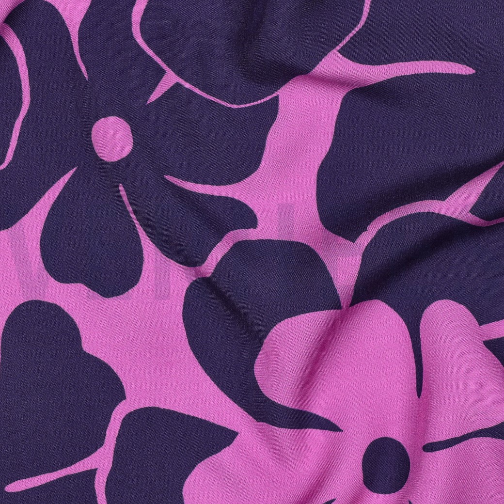 VISCOSE RADIANCE FLOWERS PURPLE #7