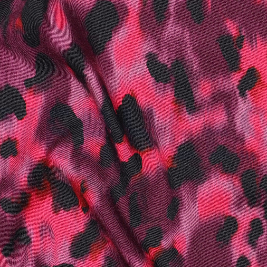 VISCOSE ROSELLA STRETCH DIERENHUID ROZE #7