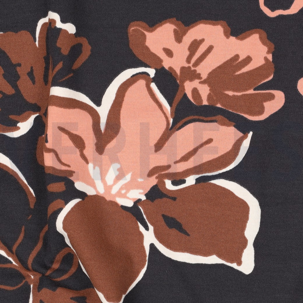JERSEY FLOWERS BLACK #7