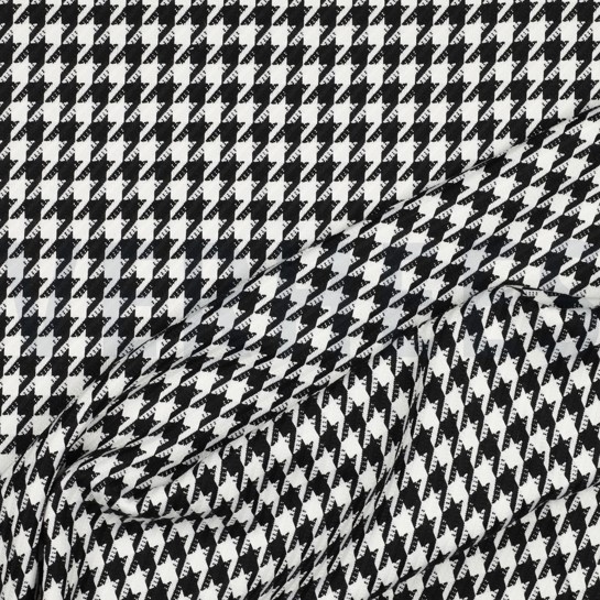 PIED DE POULE ZWART/WIT #7